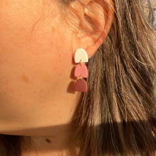 Load image into Gallery viewer, Valentine&#39;s Three Tier Earrings

